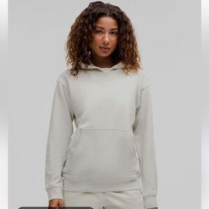 L Lululemon All Yours Hoodie *Terry Dune size 6 Sandy Beige